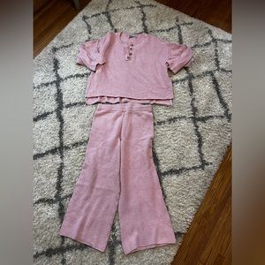 Hailee Sweater Set Free People MEDIUM / PINK